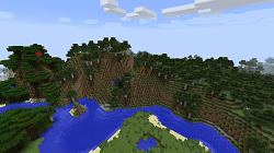 Landscape in Minecraft Landscape in Minecraft